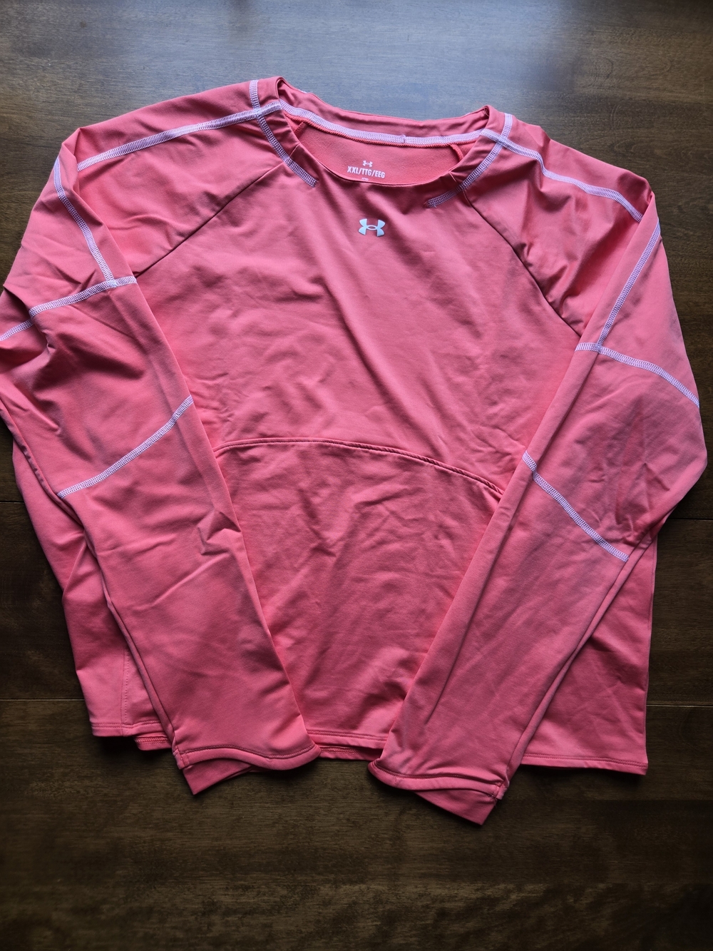 Under Armour ColdGear Fitted Long Sleeve Athletic Top Women’s XXL Pink